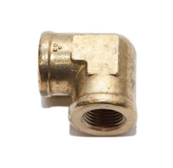 Brass Fitting - 100DC 1/2" Female To 3/8" Female Pipe Thread Elbow