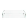 1867 - 13.25" X 36" Rectangle Glass Wind Guard -BBQ Equipment 1867RectangleGlassWindGuard 13.25inchx36inch