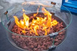 1867 - 23.5" Diameter Round Glass Wind Guard -BBQ Equipment 1867RoundWindGuard 1 6b5d07b5 47ea 459b 844d d8d052e6970f