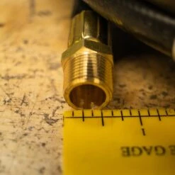 3/8 Or 1/2 Inch NG / LP Hose With Quick Disconnect Fittings Kit - CSA Approved -BBQ Equipment 3 8HoseMeasurement 1 d2b79b36 6b70 4308 9751 d6e81c862094