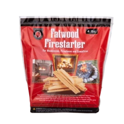 Fatwood All-Natural Firelighter Sticks - 4 Lbs Bag