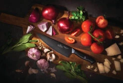 Napoleon Phantom Chefs Knife -BBQ Equipment 55218 Web Gallery 03 55218 PhantomChefsKnife InUse