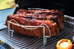 Napoleon 3-In-1 Roasting Rack 8 Napoleon 3-In-1 Roasting Rack -BBQ Equipment 56019 Web Gallery 05 56019 rib roast rack on grill Napoleon grills