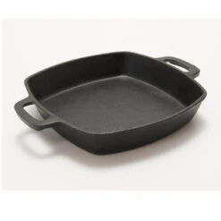 GrillPro Cast Iron Square Pan And Skillet
