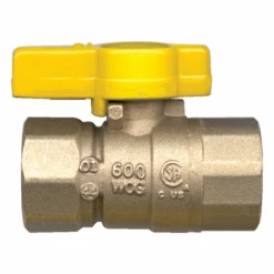 1/2" Double Female Threaded Natural Gas Shutoff Valve - CSA Approved -BBQ Equipment BV5221 HGCShutOffValve