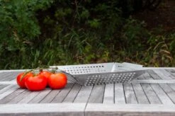 Brander Holey Smokes Grill Basket - Stainless Steel -BBQ Equipment Brander Holey Smokes Grill Basket Stainless Steel TR736 LifestylePhoto