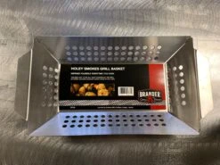 Brander Holey Smokes Grill Basket - Stainless Steel -BBQ Equipment BranderHoleySmokesGrillBasket StainlessSteel TR736