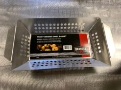 Brander Holey Smokes Grill Basket - Stainless Steel -BBQ Equipment BranderHoleySmokesGrillBasket StainlessSteel TR736 2