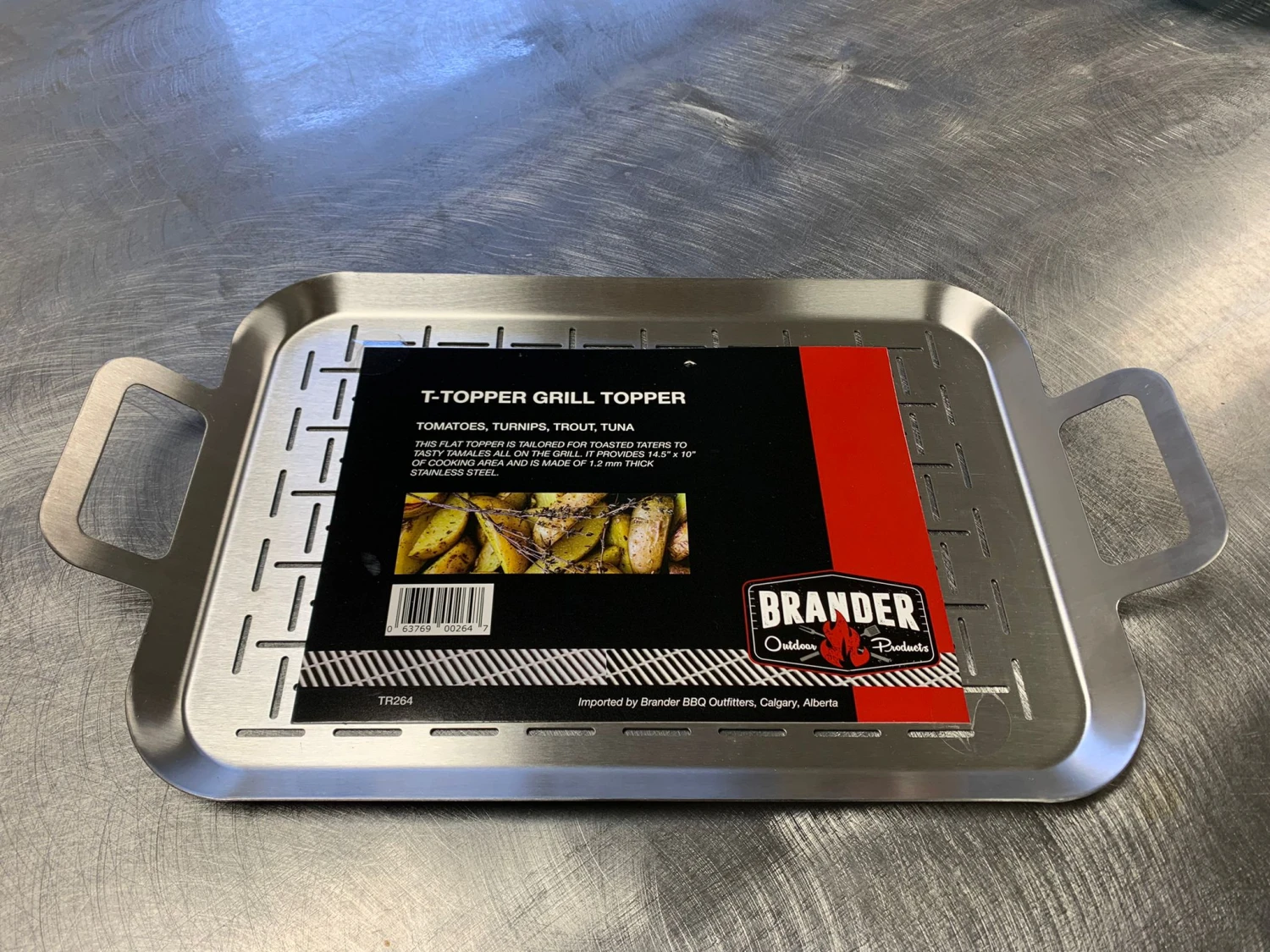 Brander T-Topper Grill Topper - Stainless Steel Grill Pan 8 Brander T-Topper Grill Topper - Stainless Steel Grill Pan - Image 6