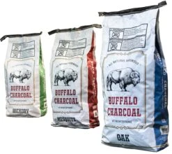 Buffalo Lump Charcoal - Oak 23 Buffalo Lump Charcoal - Oak -BBQ Equipment BuffaloCharcoal3Colours