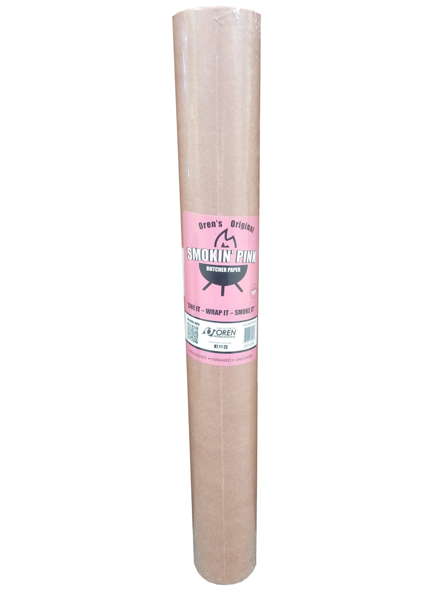 Oren's Original Smokin' Pink Un-Waxed Butcher Paper 3 Oren's Original Smokin' Pink Un-Waxed Butcher Paper