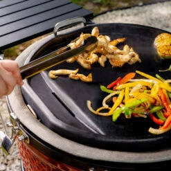 Kamado Joe Big Joe Karbon Steel Griddle -BBQ Equipment KJ15094522 04 Fajitas