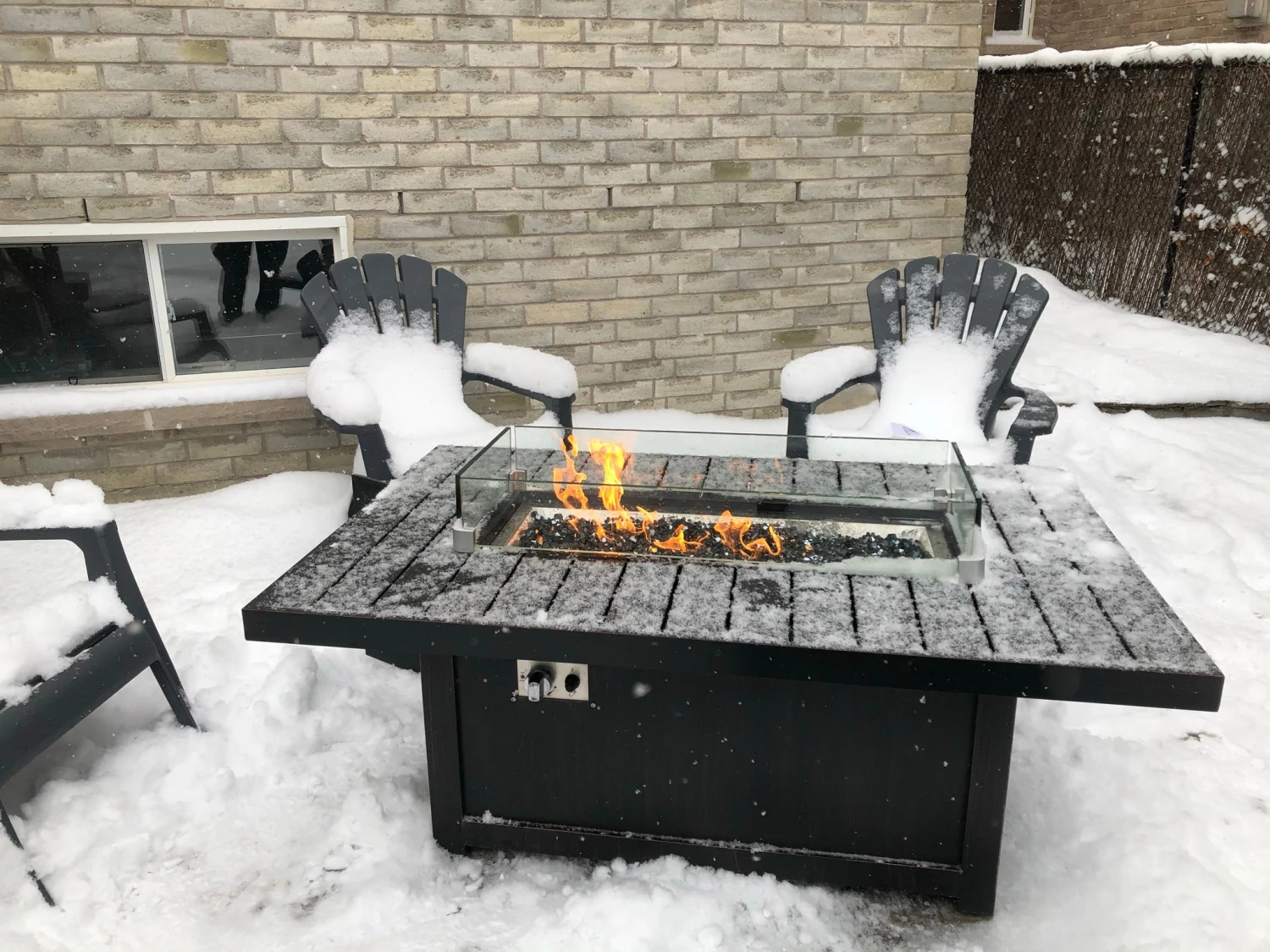 Napoleon PATIOFLAME 36" X 14.5" Rectangular Glass Wind Guard 9 Napoleon PATIOFLAME 36" X 14.5" Rectangular Glass Wind Guard - Image 7