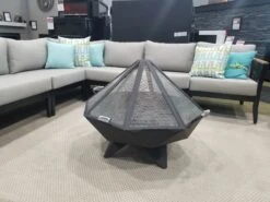 Iron Embers Stainless Steel Spark Screen - 3' Polygon