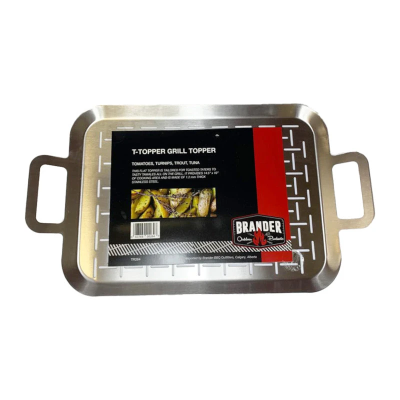 Brander T-Topper Grill Topper - Stainless Steel Grill Pan 3 Brander T-Topper Grill Topper - Stainless Steel Grill Pan