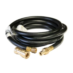 3/8 Or 1/2 Inch NG / LP Hose With Quick Disconnect Fittings Kit - CSA Approved