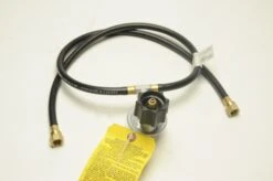 CSA APPROVED QCC DUAL PROPANE HOSE AND REGULATOR