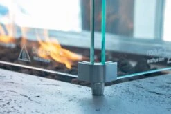 1867 - 13.25" X 36" Rectangle Glass Wind Guard -BBQ Equipment TheSonnyTrapezoidFiretable 1867 4 ffe87b53 7995 4d7a b5db c373ea1c5368