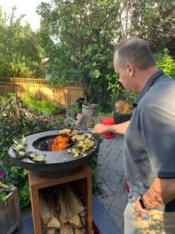 Tower Grill -BBQ Equipment Tower Grill OFW204 Firepit Wood Grill Garden