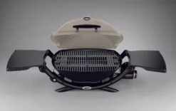 Weber Q™ 2200 Portable Grill (Propane) -BBQ Equipment WeberQ2200LidOpen