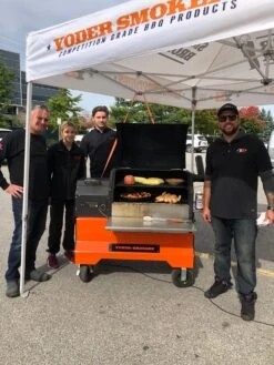 Yoder Smokers YS640S Competition Pellet Grill And Cart -BBQ Equipment YoderYS640compenitioncartwithyoderrep