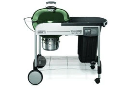 Weber Performer Deluxe Charcoal Grill -BBQ Equipment cmyk 15507001B 2015 Weber Performer Deluxe Green