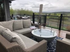 Outdoor Great Room 30" Round Wind Guard -BBQ Equipment cove30 2 78143b09 849e 4416 a347 dc086c9405e6