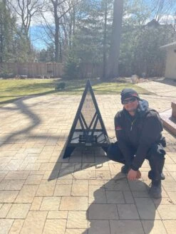 Iron Embers 4' Pyramid Fire Pit -BBQ Equipment thebutlersofbarbecuesgaloremarch302022 6
