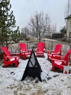 Iron Embers 4' Pyramid Fire Pit -BBQ Equipment thosehandsomebarbecuebutlersapril202022 4